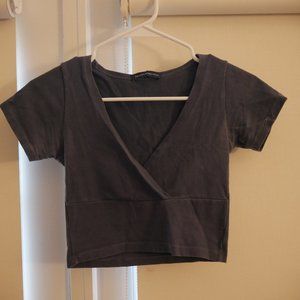 Brandy Melville Navy Crop Top